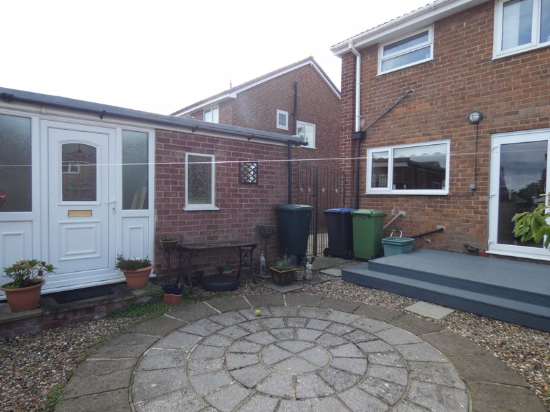 Rear Garden/Garage- click for photo gallery